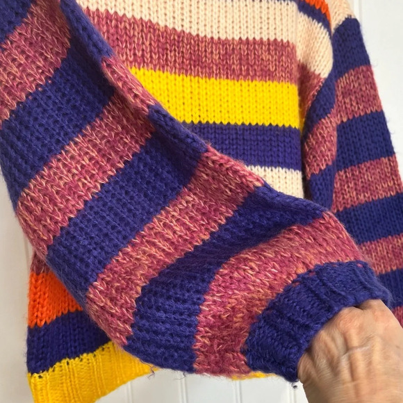 ModCloth Multi-Color‎ Striped Pullover Sweater. Size Small. - Picture 7 of 10